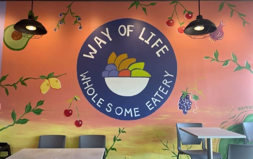 Way of Life Cafe healthy food interior