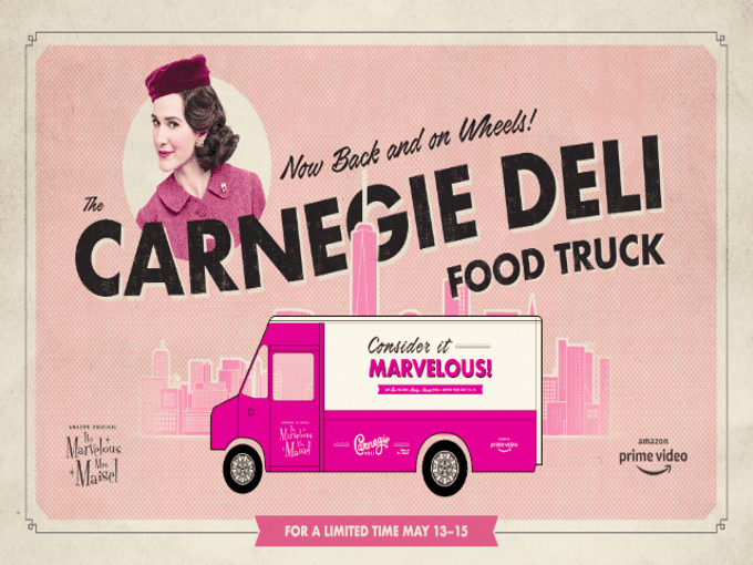 Carnegie Deli Food Truck promo